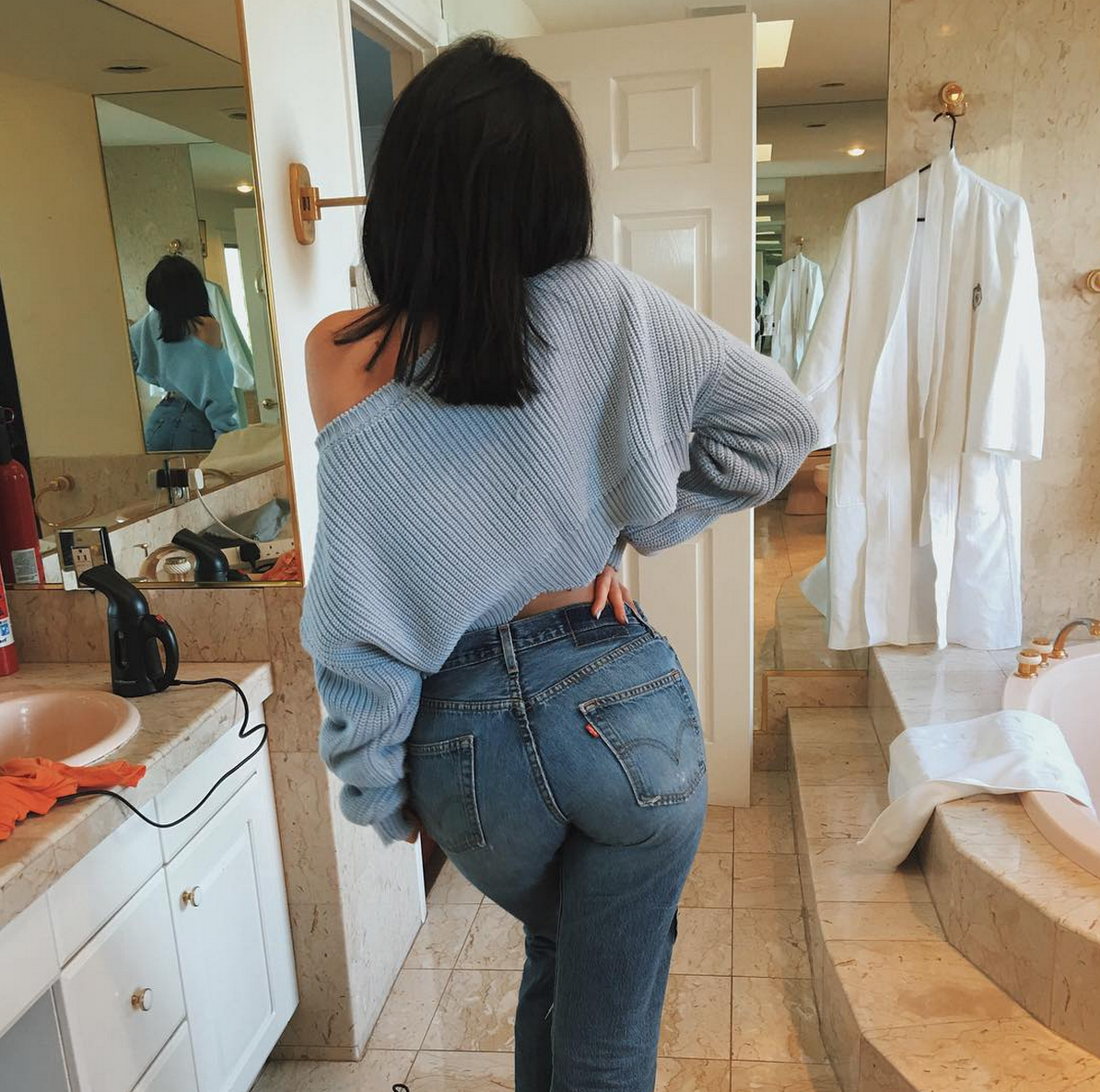 wedgie in jeans