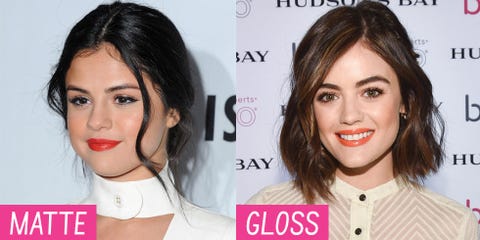 here s what 5 lip colors look like in glossy vs matte