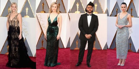 All the Hottest Looks From the Oscars Red Carpet