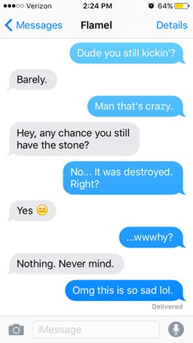 harry potter mean texts