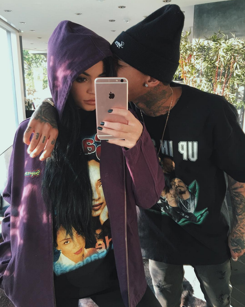 Tyga Posts Picture Of Kylie Jenner On Instagram Tyga Deletes Instagram Of Kylie Jenner In Bed