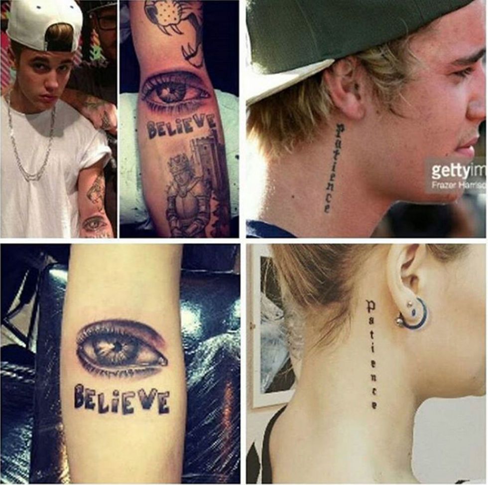 Justin Bieber Tried to Cover Up His Tattoo of Selena Gomez But Failed  Miserably - Life & Style | Life & Style
