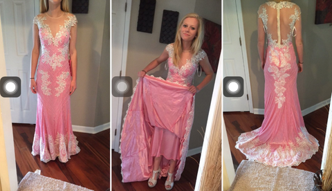 This Ordered A 223 Prom Dress Online Received Quilt With Alivia Briggs