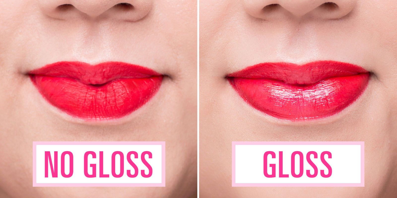 gloss to matte lipstick