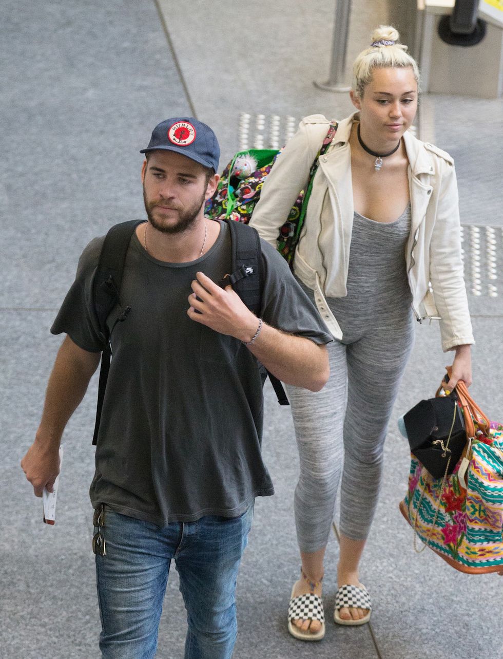 Miley Cyrus Holds Hands With Liam Hemsworth, Dodges More Wedding Questions
