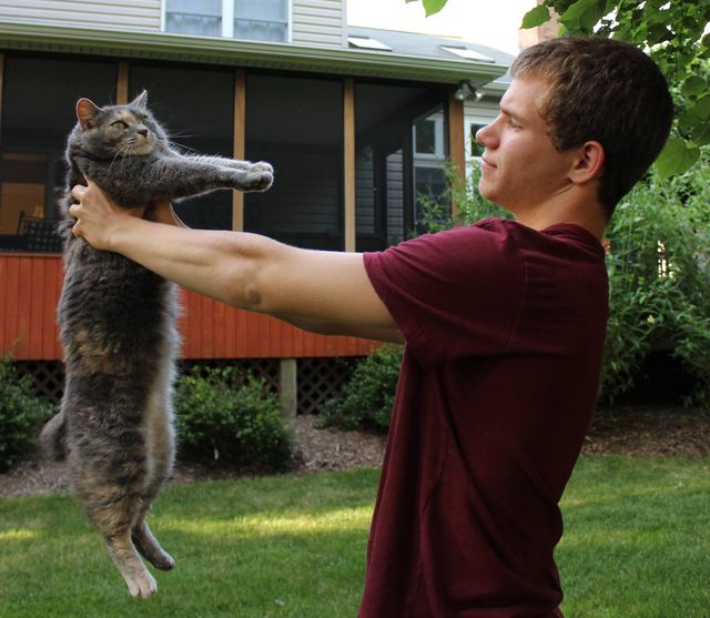 Boy Brings Cat to Prom