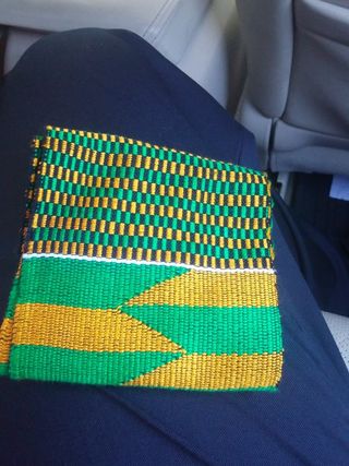 Yellow, Green, Textile, Pattern, Car seat cover, Car seat, Knitting, Woven fabric, Creative arts, Pattern, 