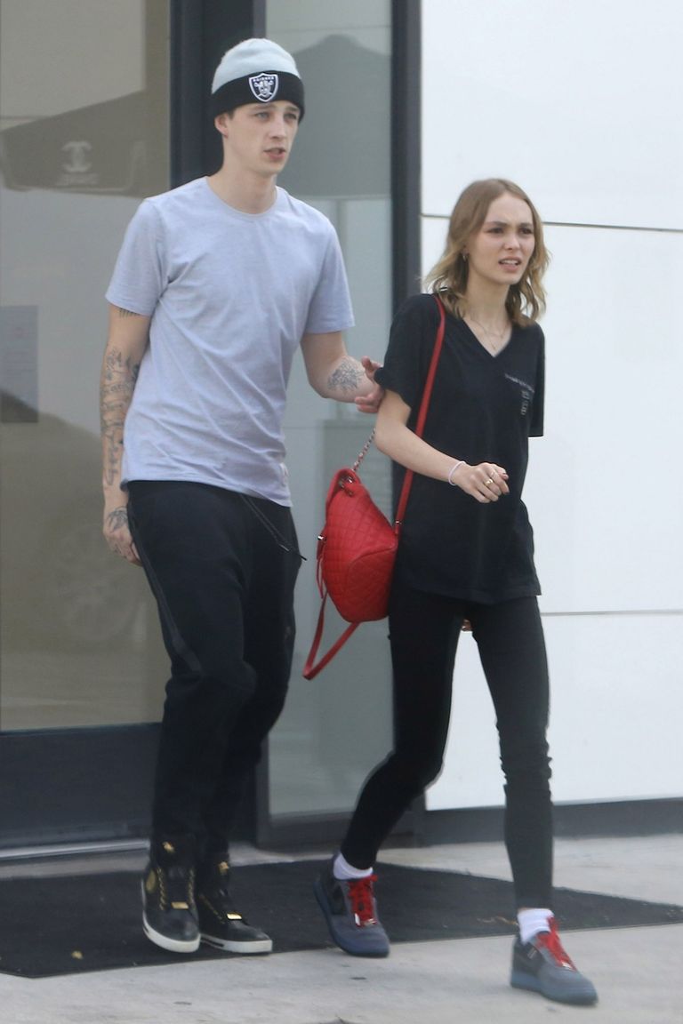 Ash Stymest and Lily-rose Depp