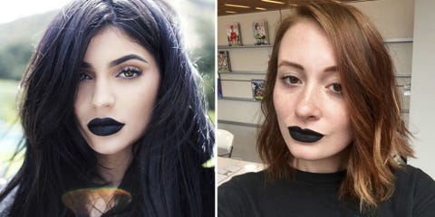 Kylie Jenner Black Lip Kit Review Kylie Cosmetics Dead Of Knight
