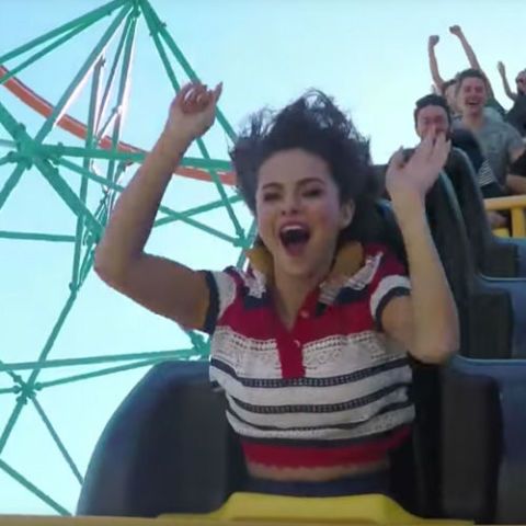 Selena Gomez Did Carpool Karaoke on a Roller Coaster and It Was