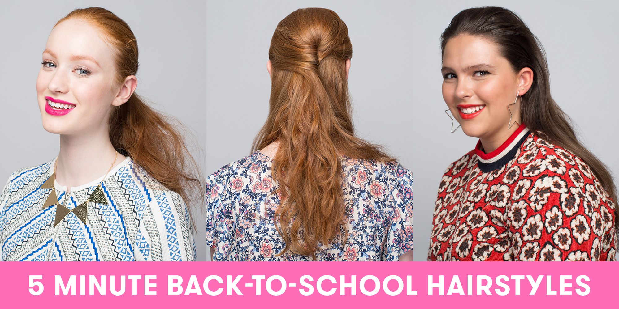 8 Back To School Hairstyles You Can Do In 5 Minutes Or Less