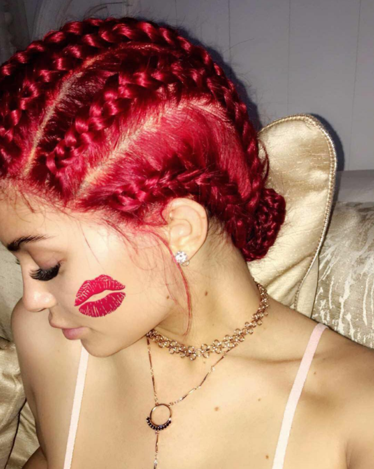 Instagram photo by King Kylie • Apr 17, 2016 at 10:55pm UTC  Kylie jenner  hair color, Kylie jenner rainbow hair, Kylie jenner hair