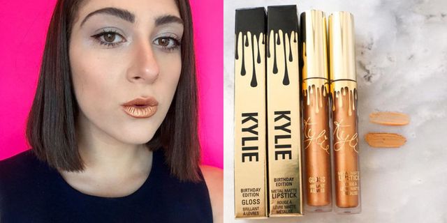 Birthday Edition Lord Lip Kit Review - Kylie Jenner Real Gold Lipstick