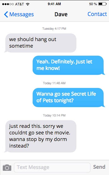 7 Text Messages That Prove He's Just Not That Into You