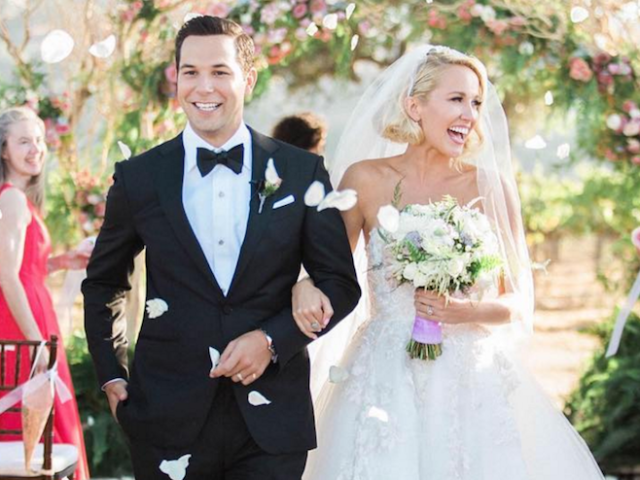 Anna Camp Wedding Dress Celeb Wedding Gown