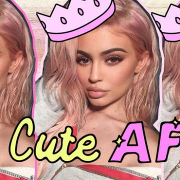 kylie jenner rose gold hair