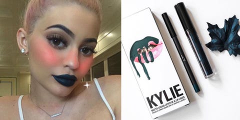 Kylie Jenner Green Lip Kit Fall Kylie Cosmetics Lipstick Colors