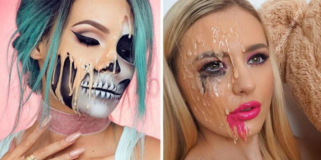 Melted Face Tutorial - Halloween