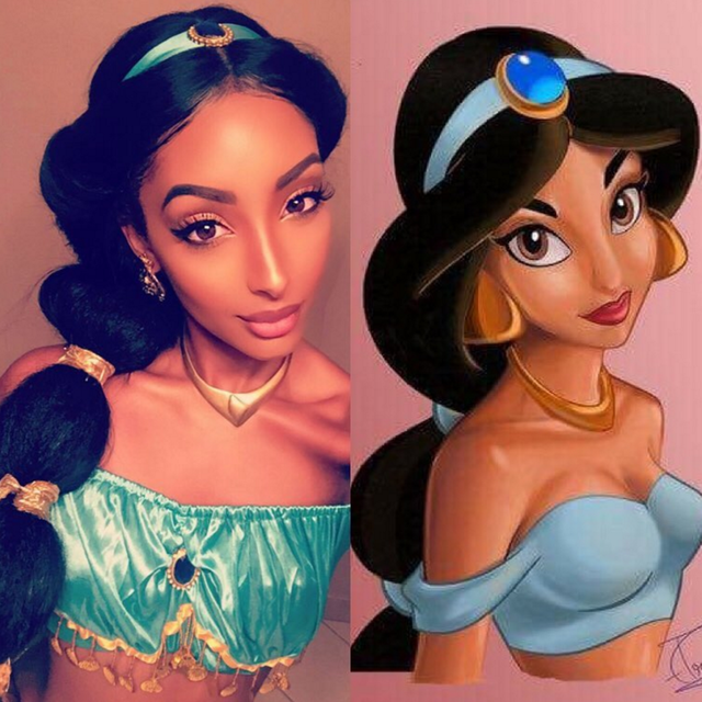 princess jasmine red outfit hot