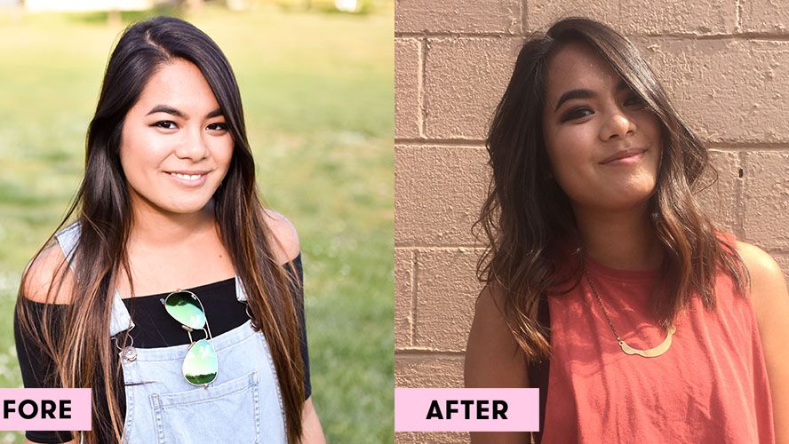 10 Girls Before and After Cutting Their Hair - Short Vs. Long Hair Pictures