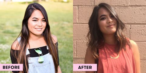 10 Girls Before And After Cutting Their Hair Short Vs Long Hair