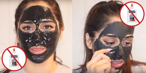 Glue face mask diy