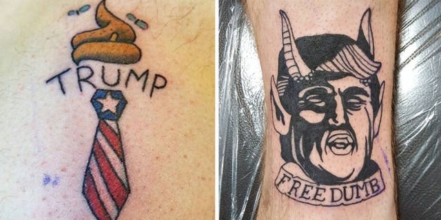 Donald Trump Protest Tattoos 2016 Election Protests