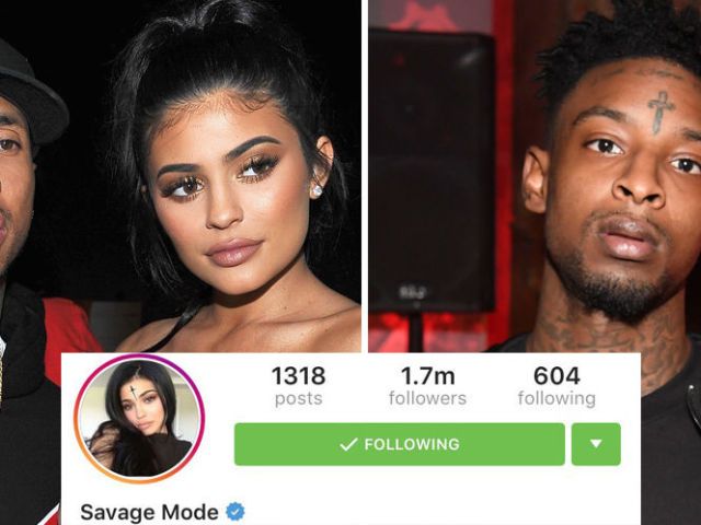 21 Savage Changed His Profile Picture to Kylie Jenner - 21 Savage Tyga Feud