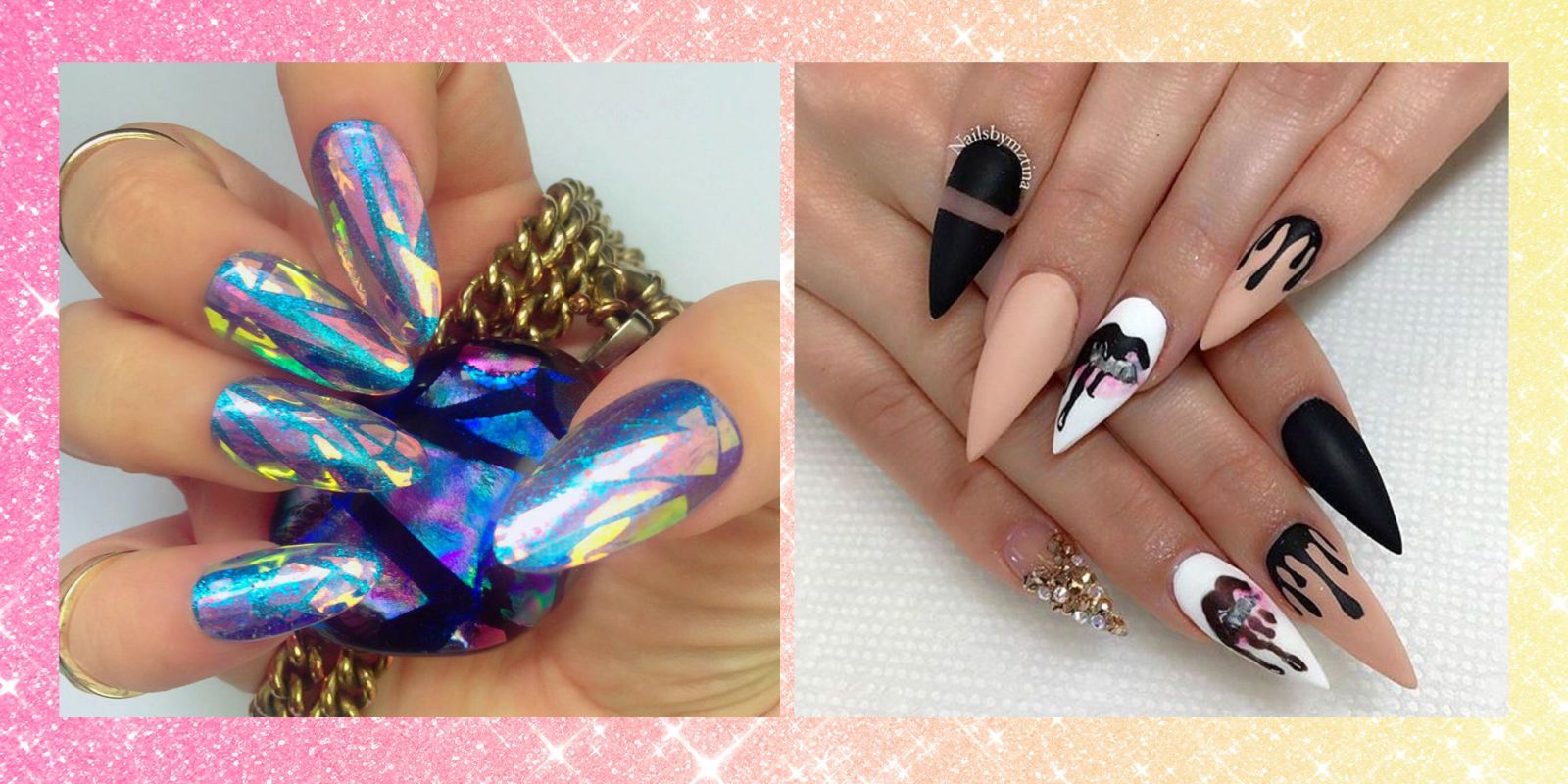 Fashion Nails All The Latest Nail Art Color And Shape Trends