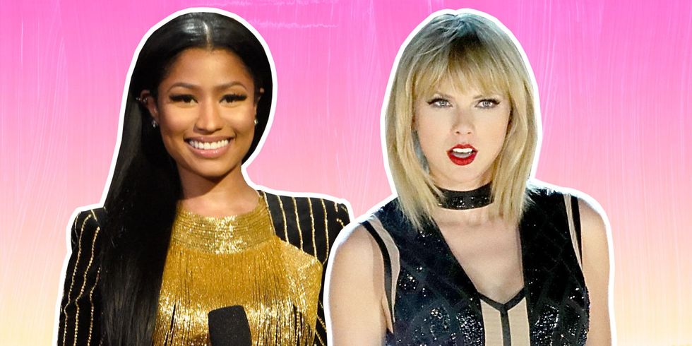 Taylor Swift Just Tied With Nicki Minaj In a Major Music-Chart Milestone