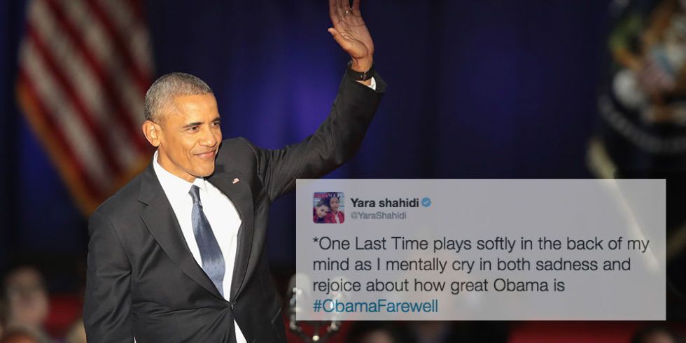 Celebs Share Emotional Goodbyes To President Obama During His Powerful 