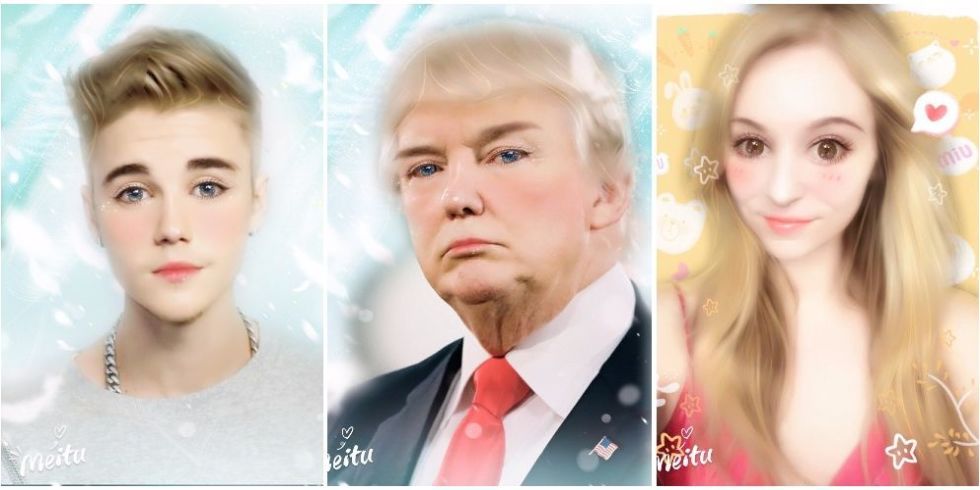 The Meitu app will turn anyone into a beautiful, terrifying anime character  - The Verge