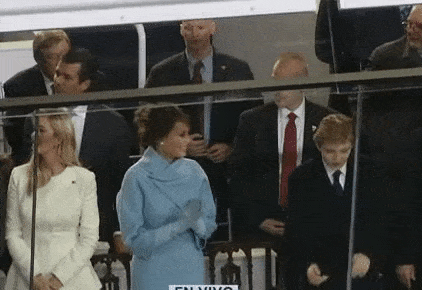 awkward moments inauguration
