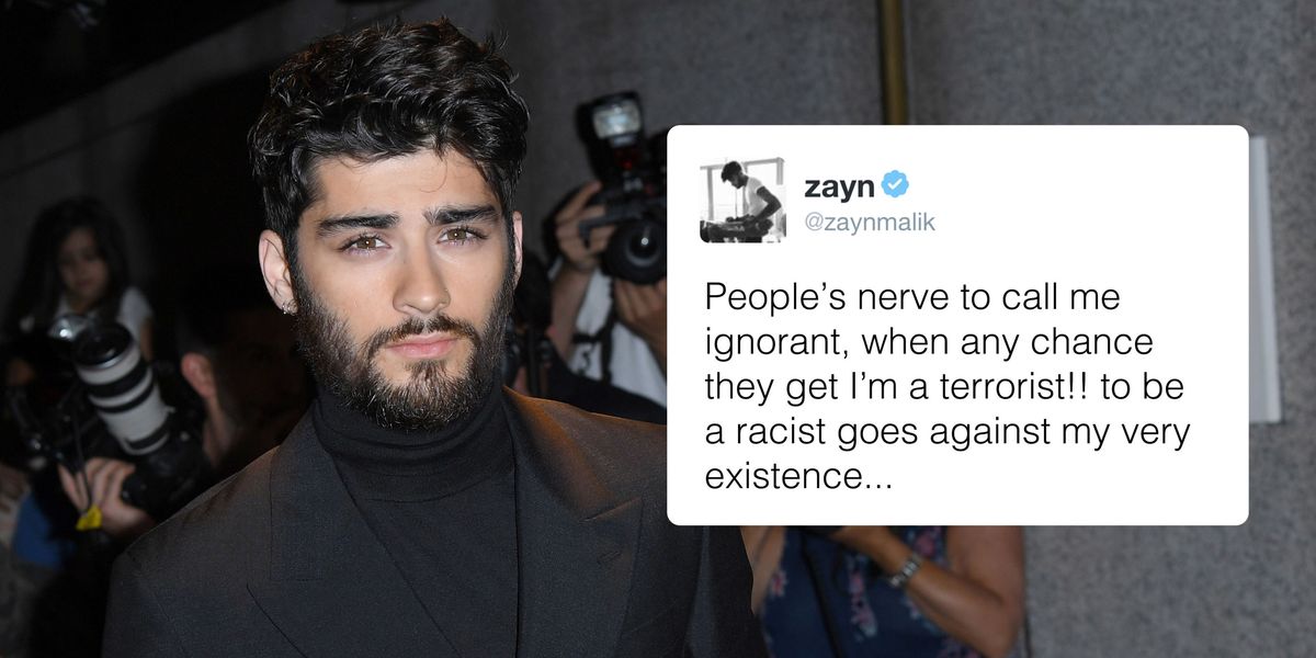 Zayn Malik Fires Back at Fans Who Say He's Racist for 