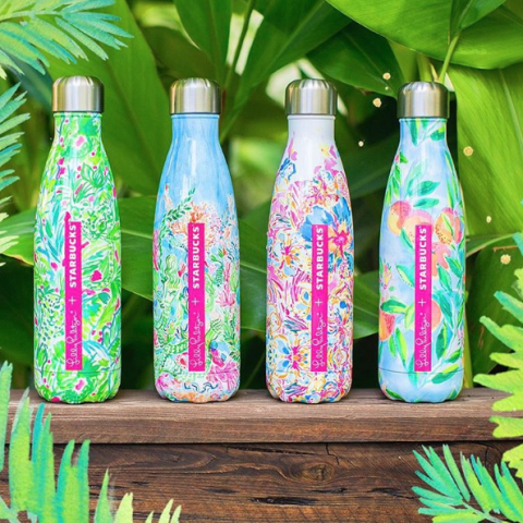 Lilly Pulitzer Starbucks Cups