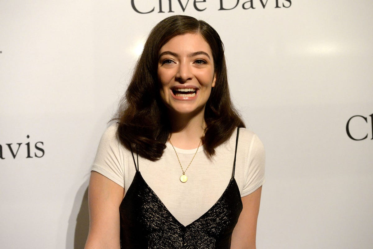 Lorde Smiling