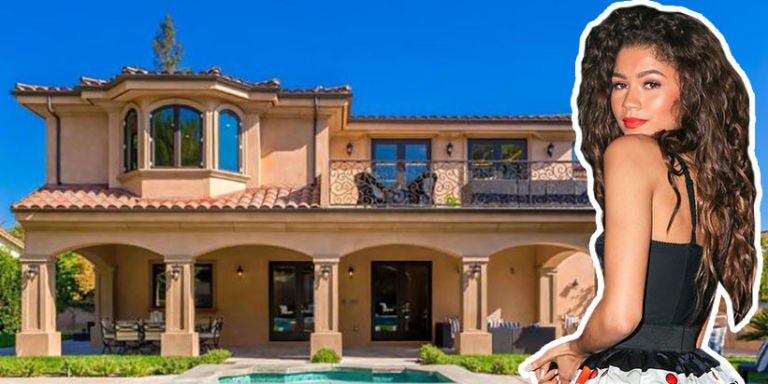 Here's Your First Look Inside Zendaya's Glitzy New $1.4 Million Mansion