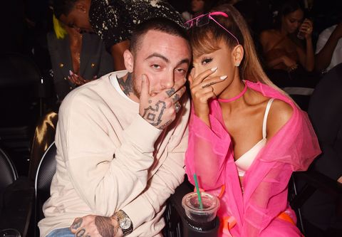 See Ariana Grande and Mac Miller Kiss On Stage After Performing 