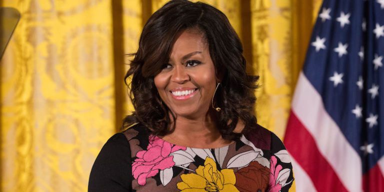 Michelle Obama Natural Hair Photos