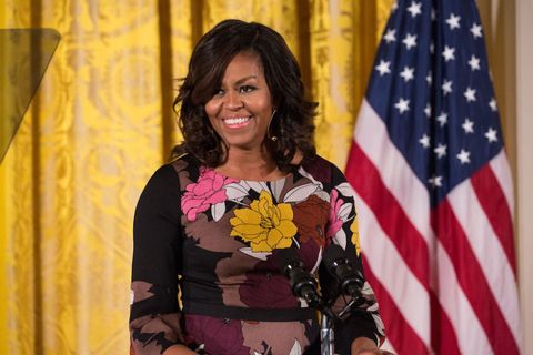 Michelle Obama Natural Hair Photos