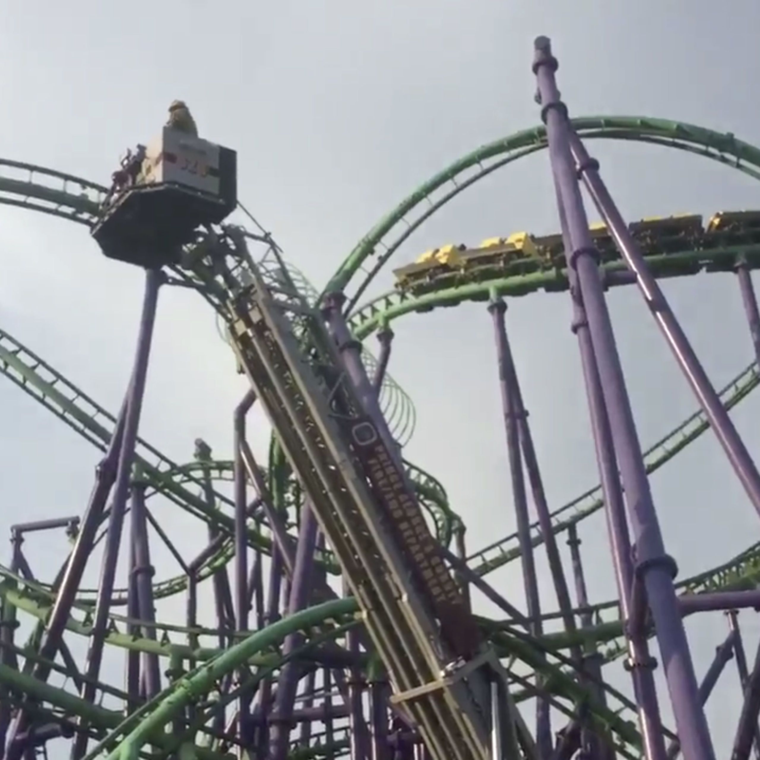 These People Trapped on a Roller Coaster Are Living Your Nightmare