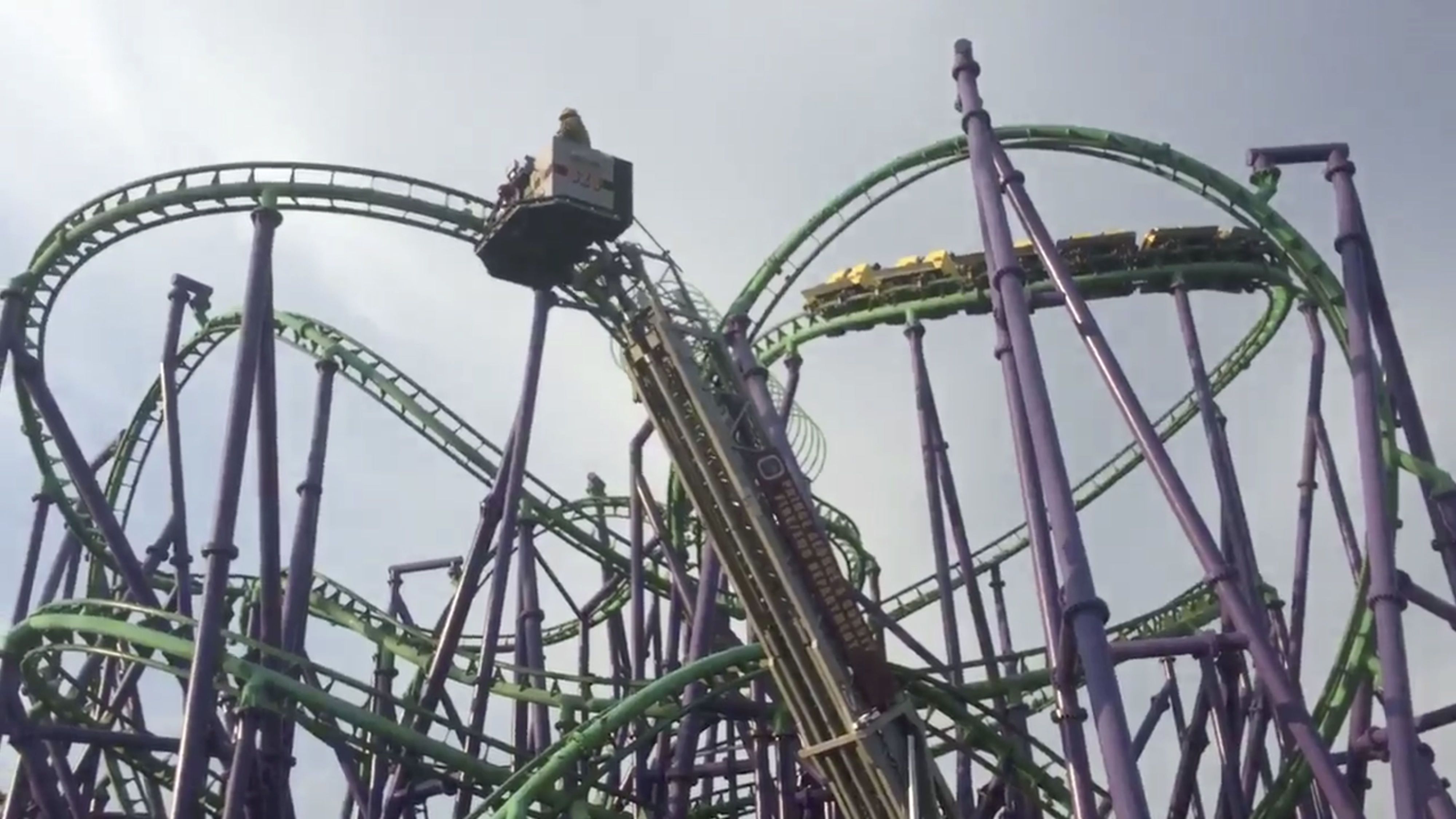 These People Trapped on a Roller Coaster Are Living Your Nightmare