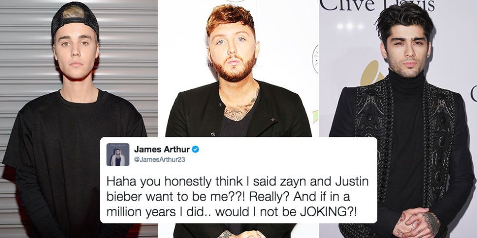 James Arthur Denies He Dissed Zayn and Justin Bieber After Saying: 