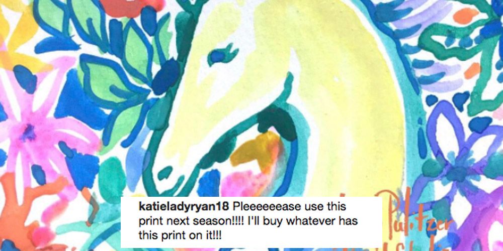 New Lilly Pulitzer Unicorn Print Photo