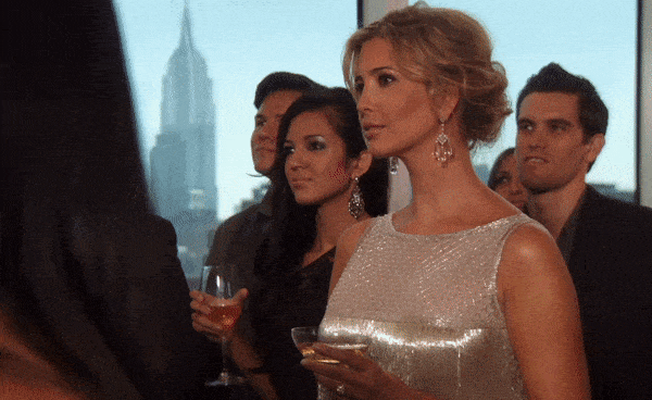 Ivanka Trump and jared Kushner in Gossip Girl