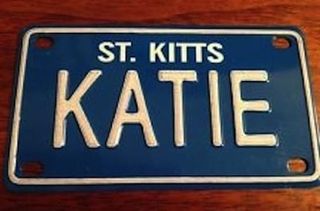 Katie license plate