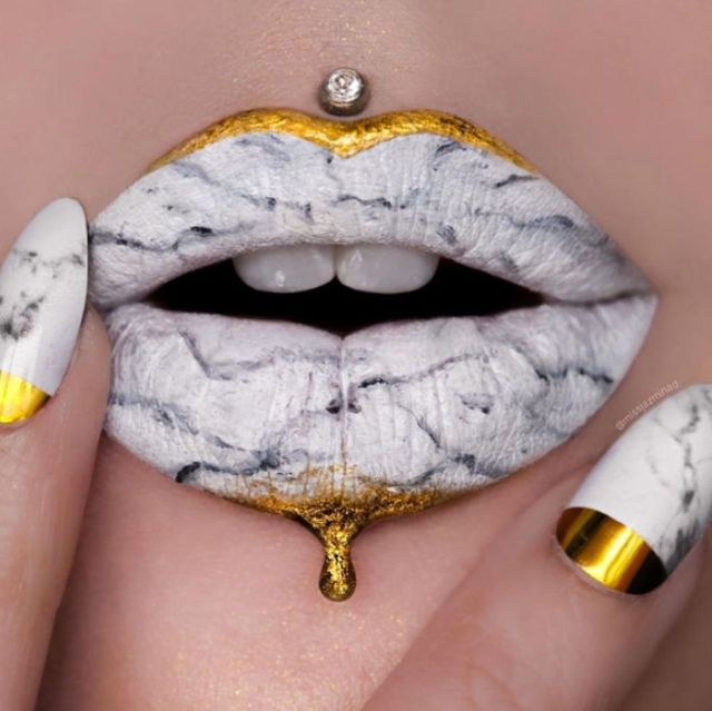 Lip, Mouth, Nose, Tooth, Close-up, Yellow, Eye, Eyelash, Finger, Fashion accessory, 
