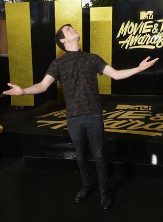 Dylan Minnette at the 2017 MTV Movie & TV Awards