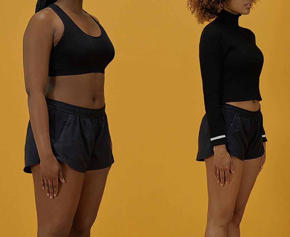 thinx womens black training shorts size s