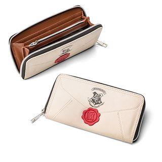 Wallet, Coin purse, Zipper, Fashion accessory, Pencil case, Rectangle, Beige, Bag, 